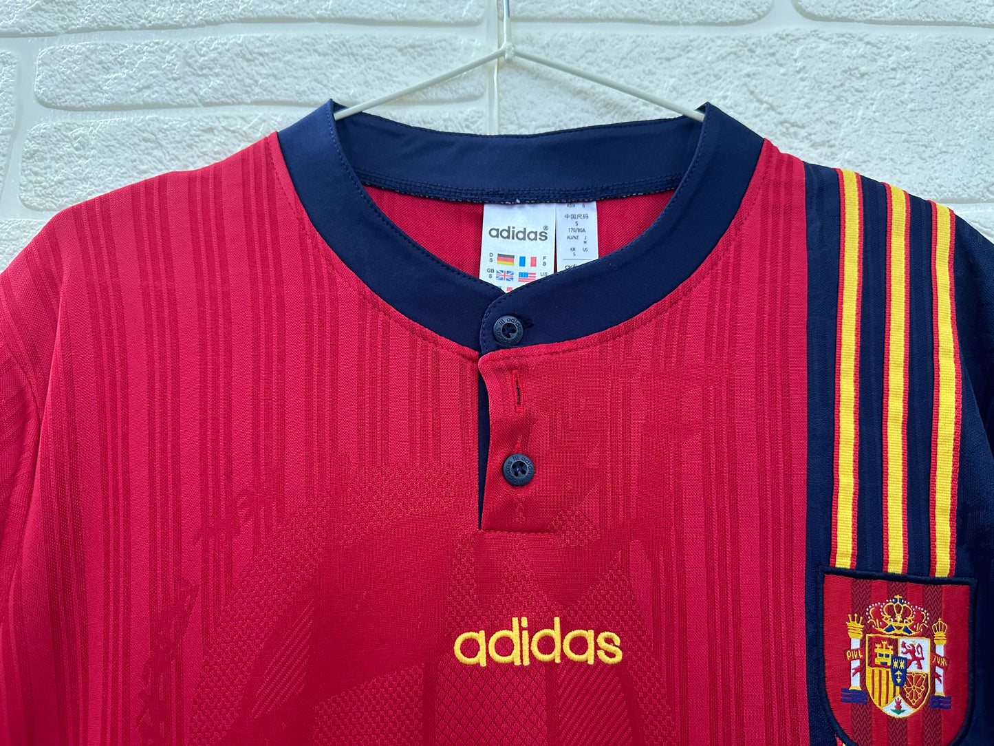 1996 Spain Home Shirt