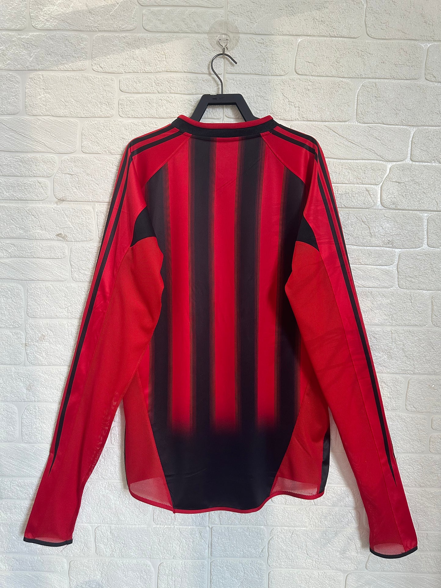 2004-05 AC Milan Home Shirt - Long Sleeve