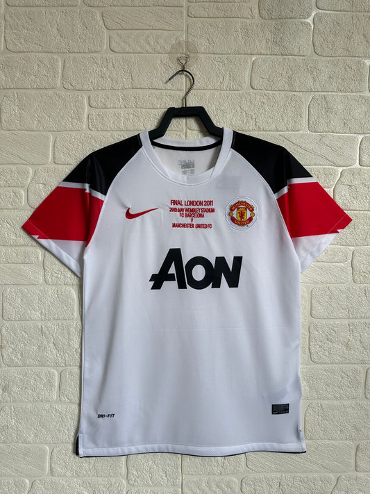 2010-11 Manchester United Away Shirt - Retro Classic Kits